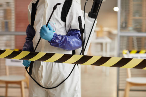 Professional Biohazard Cleanup technician working in Faulkner, MD
